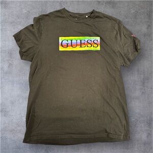 GUESS Pride edition T-Shirt with Colorful Logo